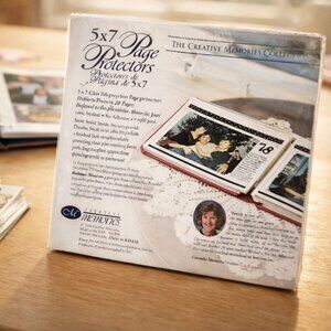 Creative Memories 5x7 Scrapbook Page Protectors Refill Clear Poly Retired NEW